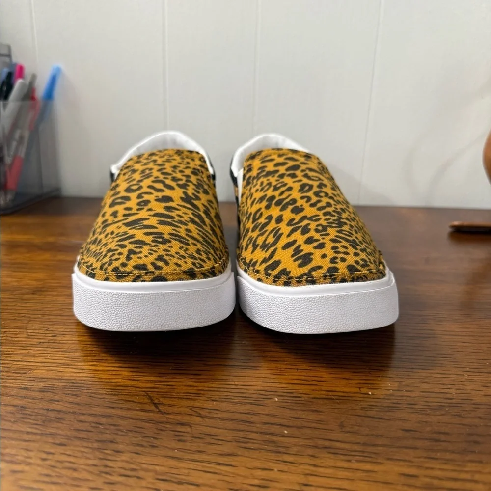 Nike | Court Legacy Slip on Sneakers in Leopard